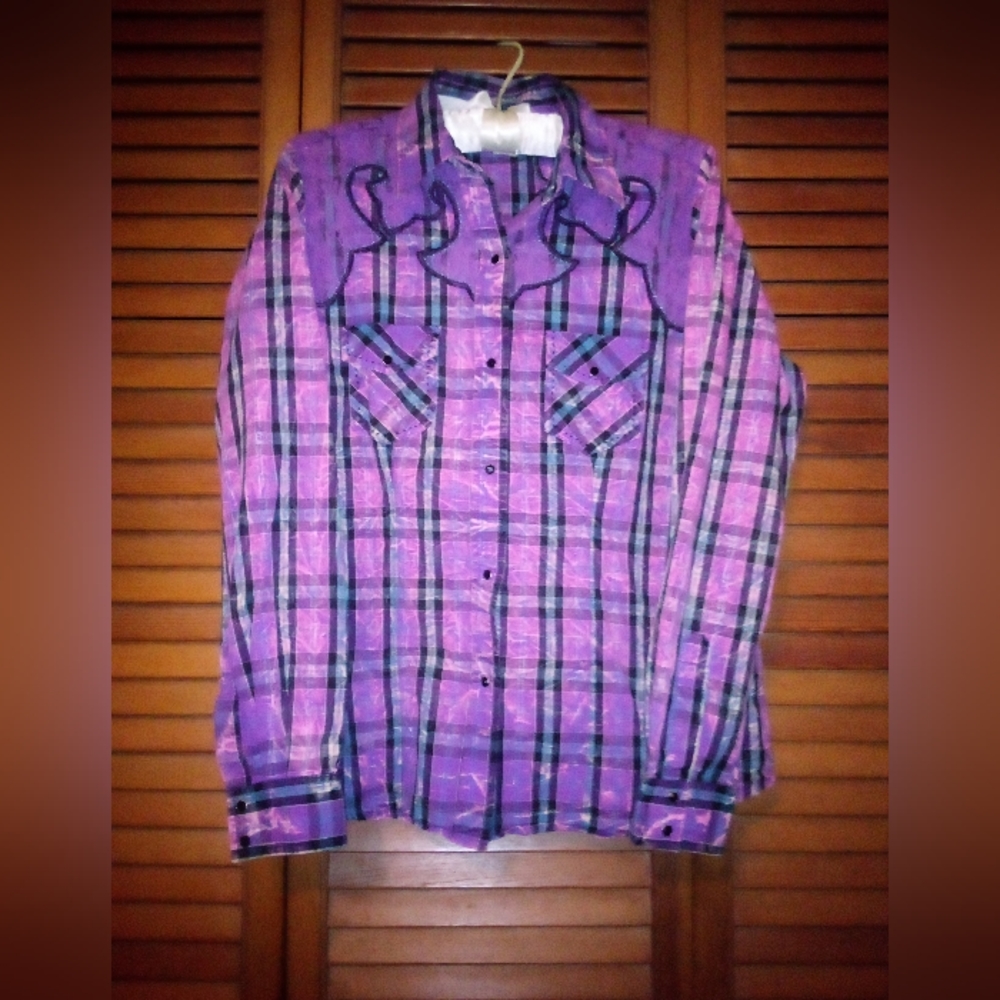Western Ladies Shirt Size M